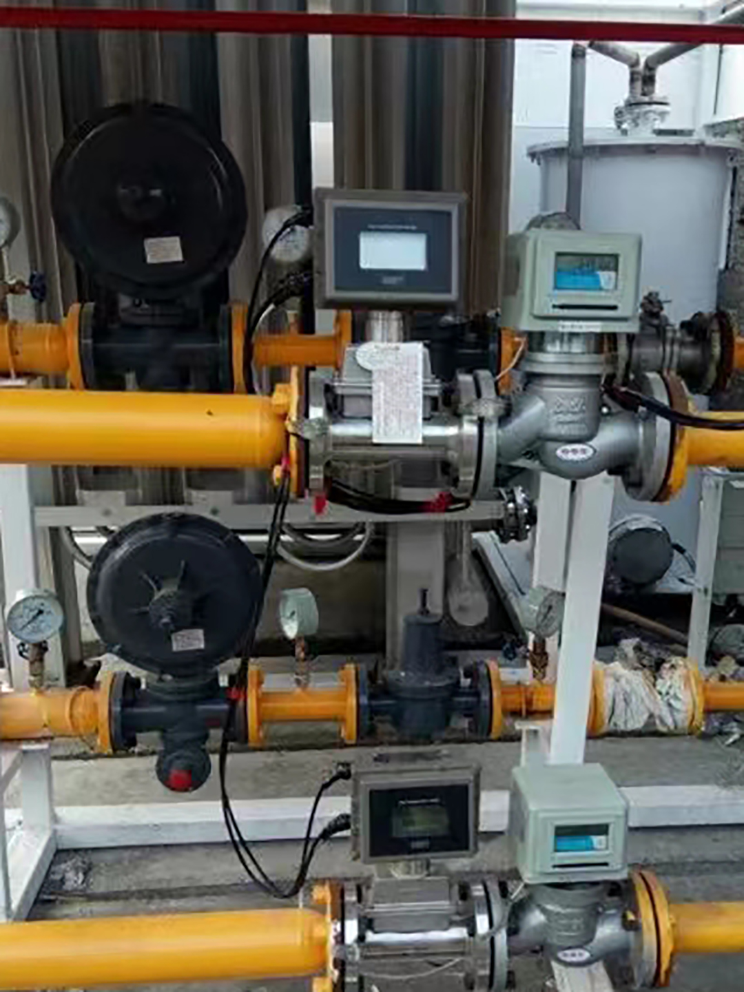 大躍氣體渦輪流量計安裝調試后，運行正常